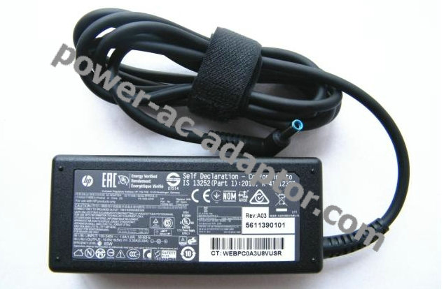 Original 65W HP EliteBook 850 G4 Notebook PC AC Adapter Cord